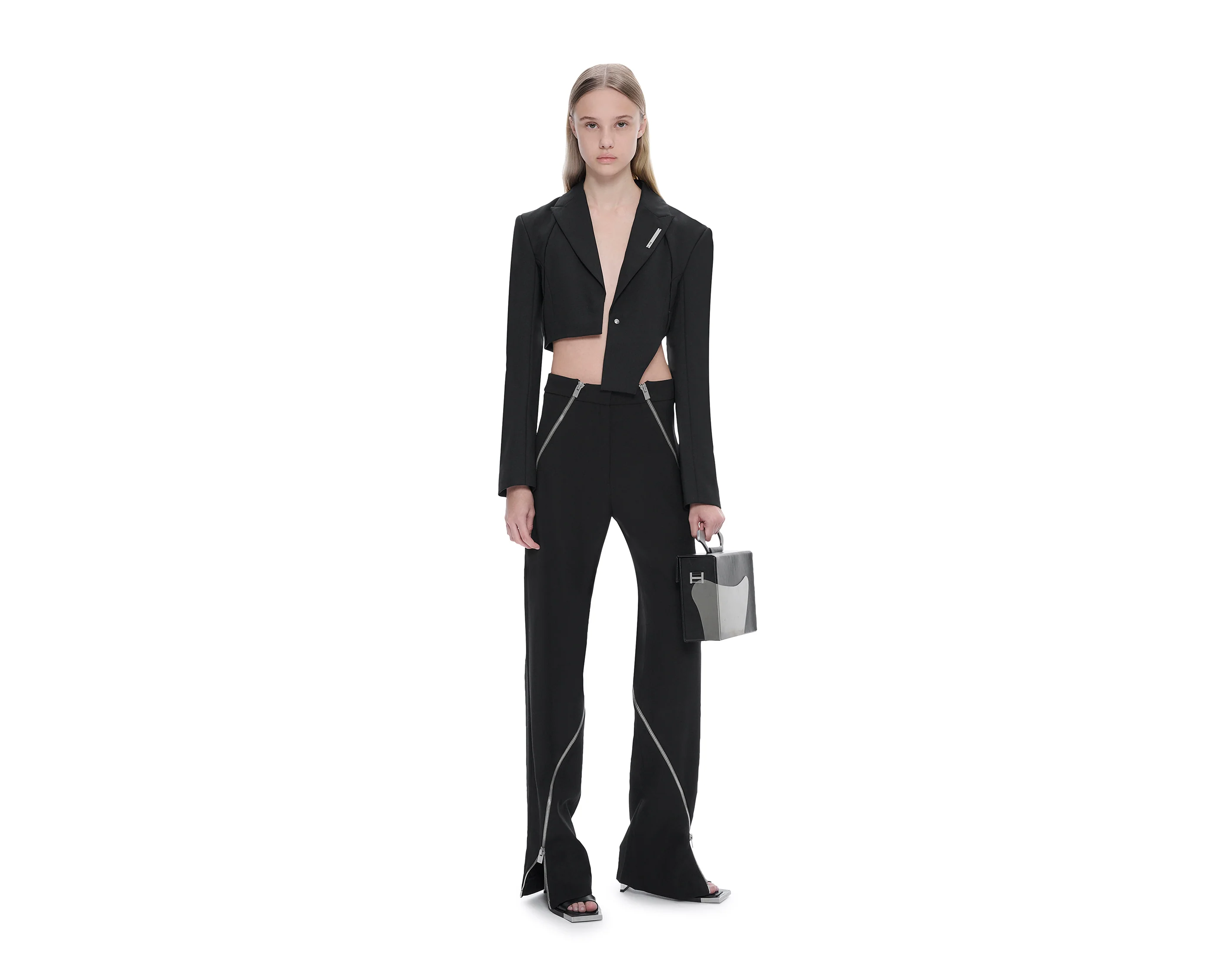 TAILORED CROPPED BLAZER - Image 3